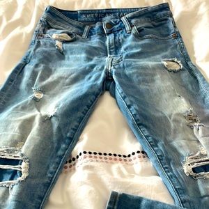 Teen distressed jeans